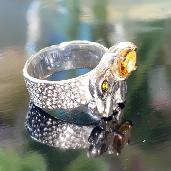 Beautiful Genuine Citrine Ring - Picture 9 of 11
